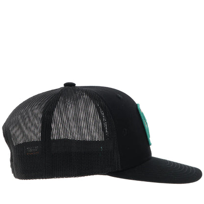 Hooey "Zenith" Black W/Serape Pattern Patch 2424T-BK