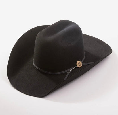 Larry Mahan Men’s 5X Elko Black Fur Felt Western Hat LMH13427-BLK