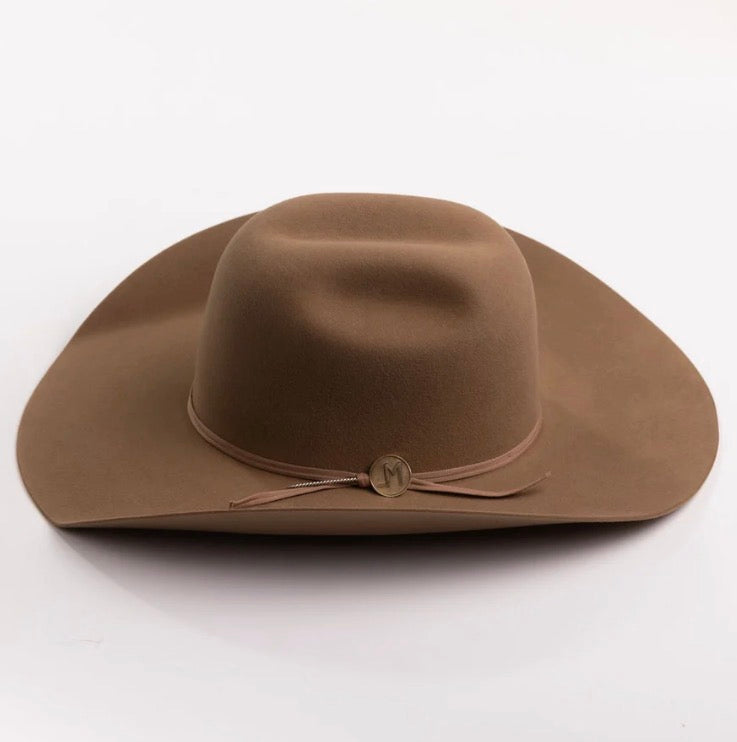 Larry Mahan Men’s 5X Elko Fawn  Fur Felt Western Hat LMH13427-FAWN