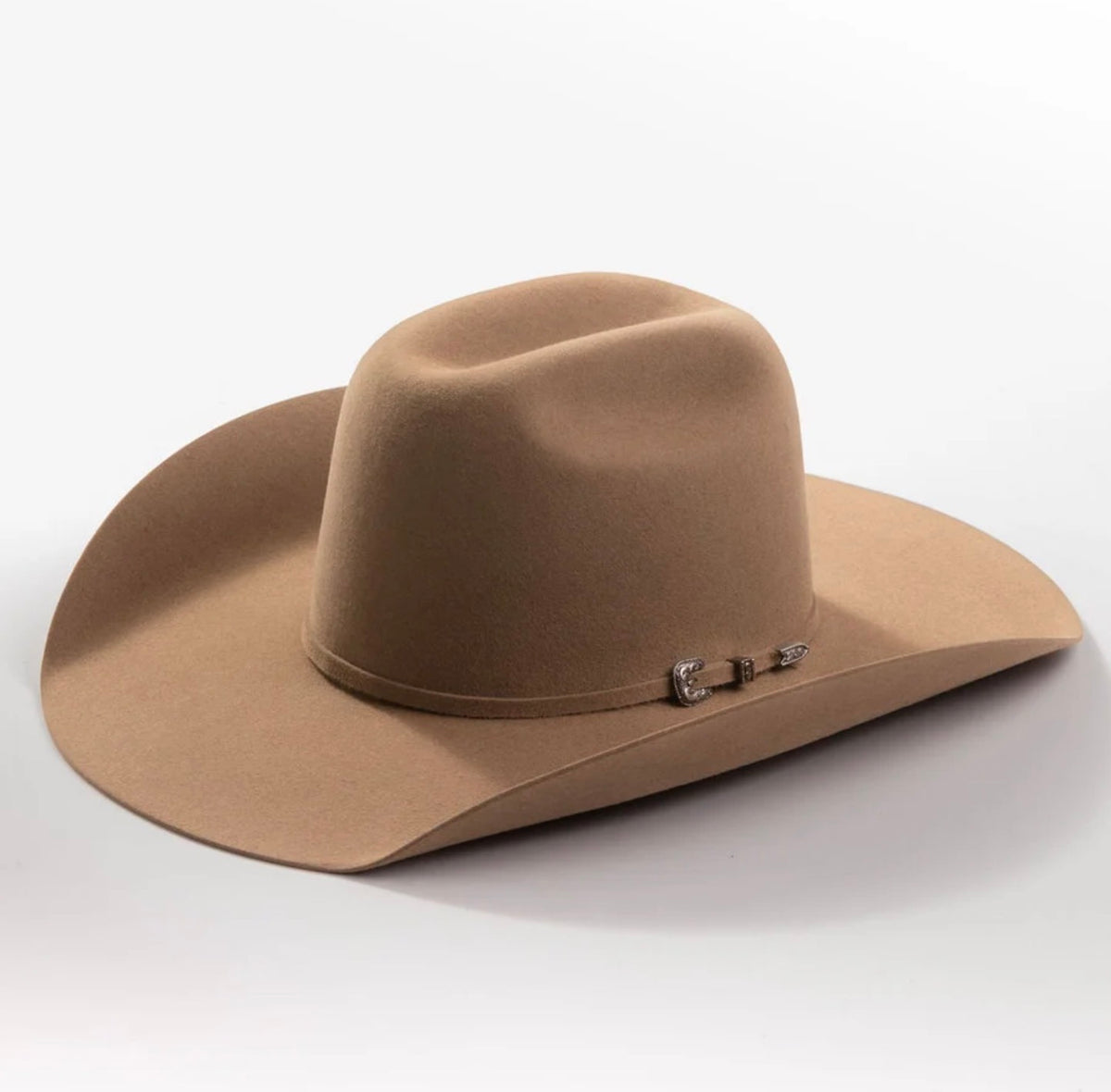 Larry Mahan Men’s 6X Genoa Fawn Fur Felt Western Hat LMH13065