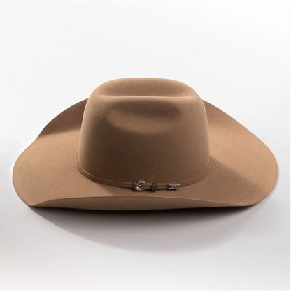 Larry Mahan Men’s 6X Genoa Fawn Fur Felt Western Hat LMH13065