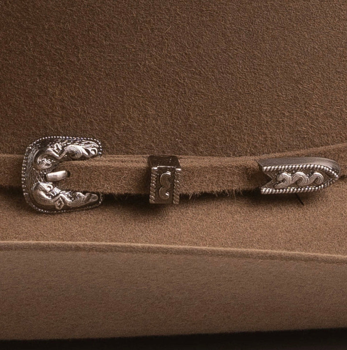 Larry Mahan Men’s 6X Genoa Fawn Fur Felt Western Hat LMH13065