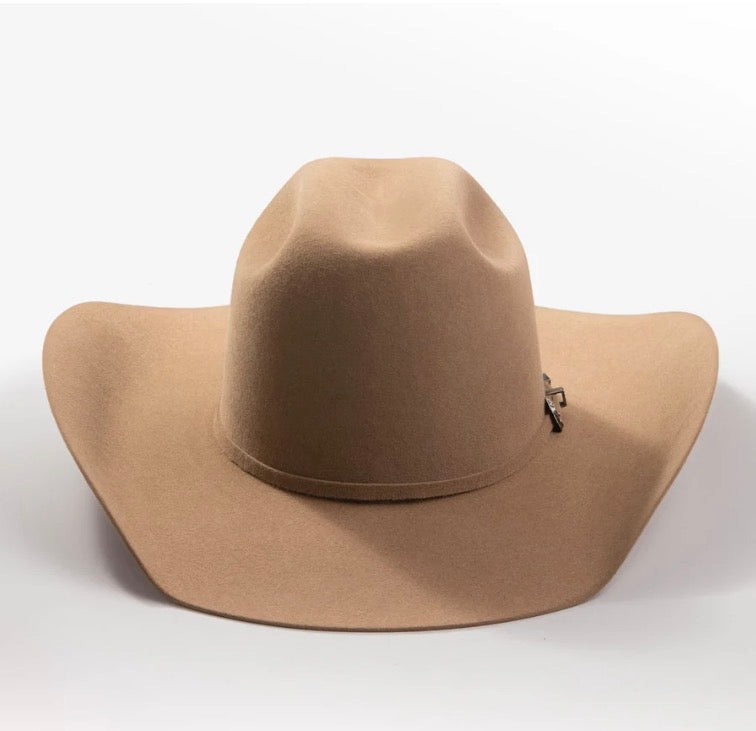 Larry Mahan Men’s 6X Genoa Fawn Fur Felt Western Hat LMH13065