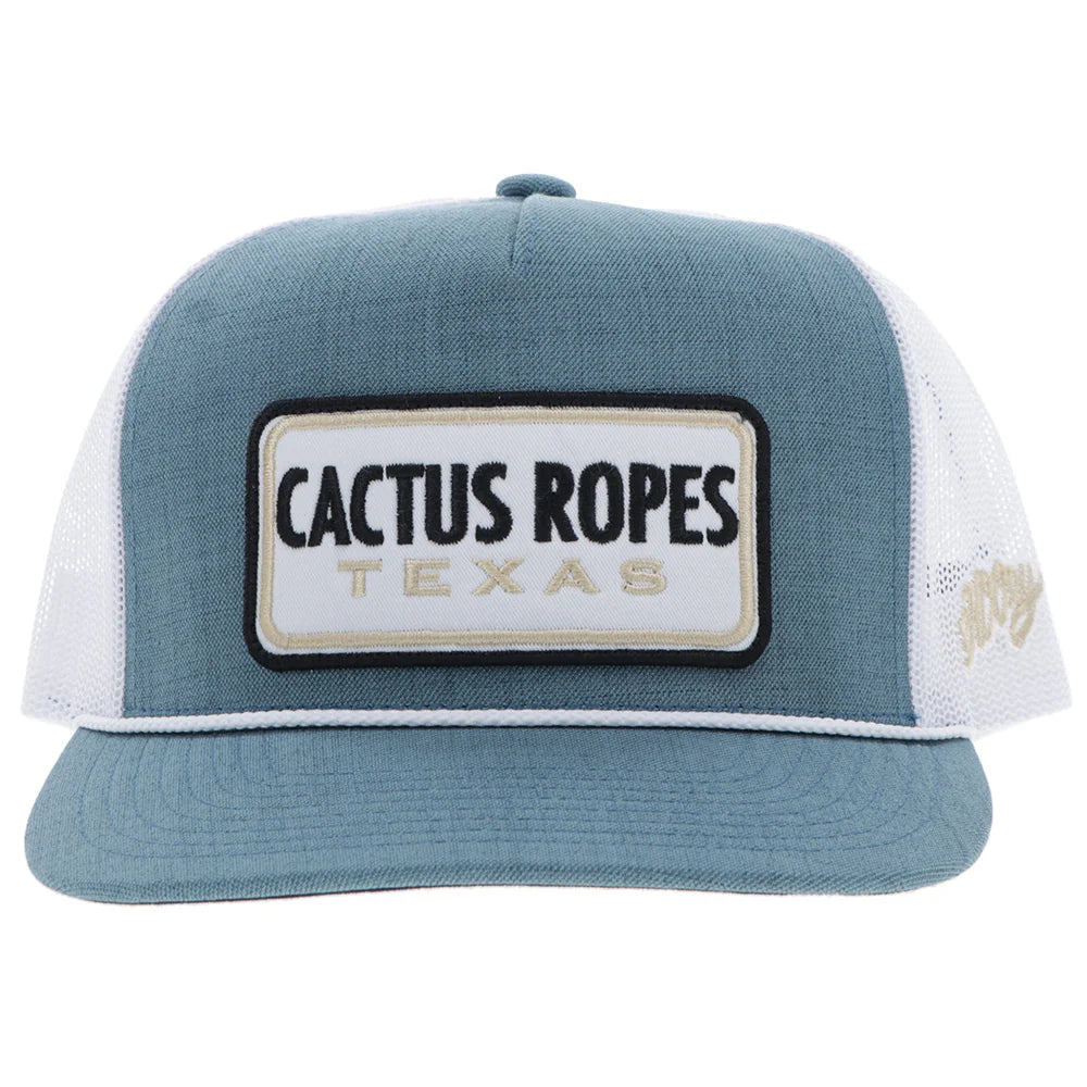 HOOEY CACTUS ROPES HAT TEAL/WHITE