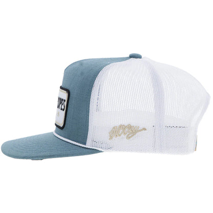 HOOEY CACTUS ROPES HAT TEAL/WHITE