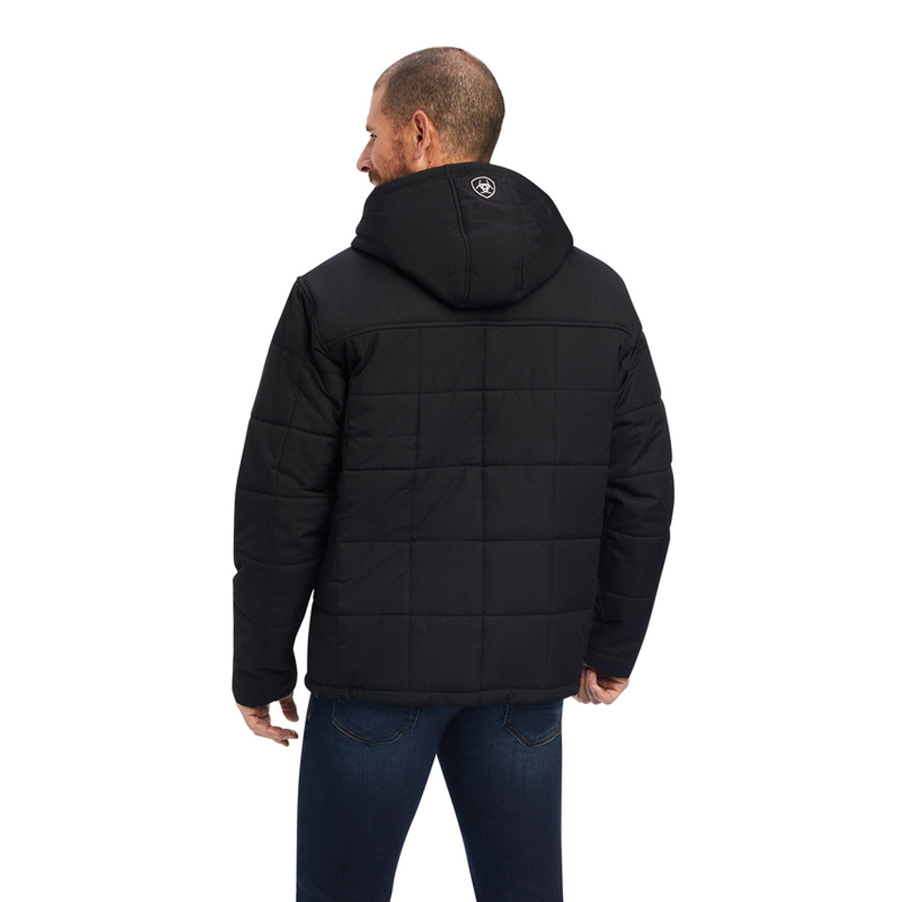 ARIAT CRIUS HOODED INSULATED BLACK MENS JACKET 10041649