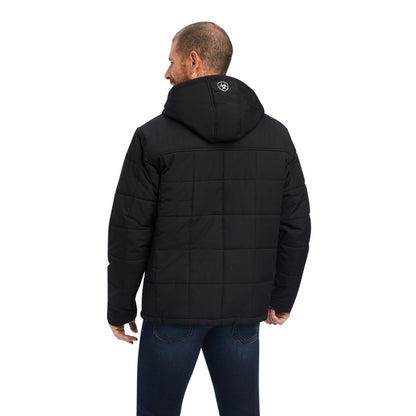 ARIAT CRIUS HOODED INSULATED BLACK MENS JACKET 10041649