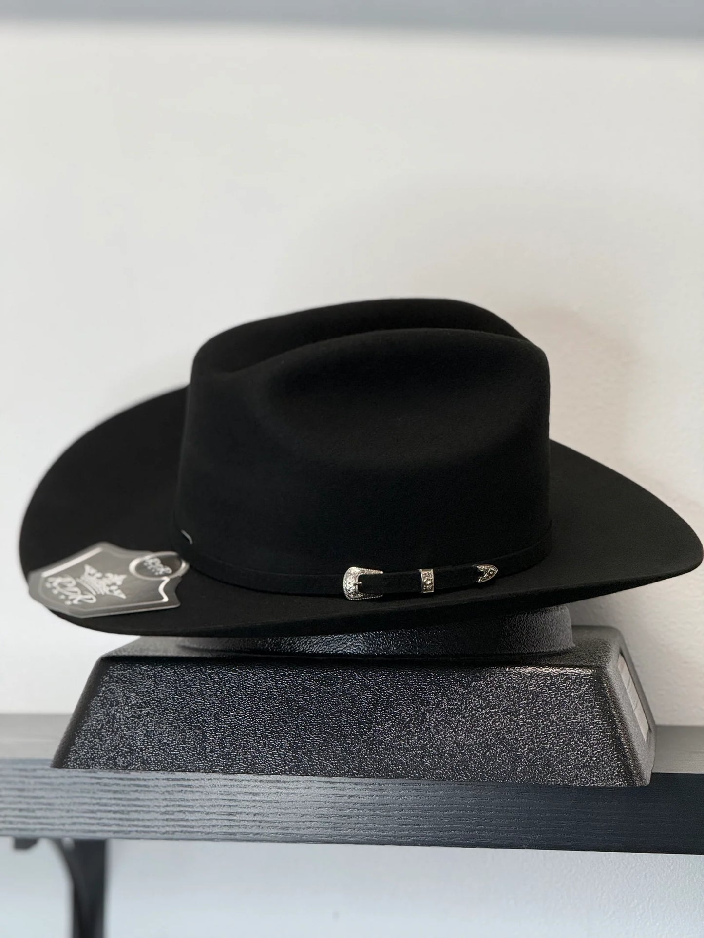 Rdr Black 4XS10 Sinaloa Cops Chica Felt Hat 3 1/2 Inch Brim  4XS10
