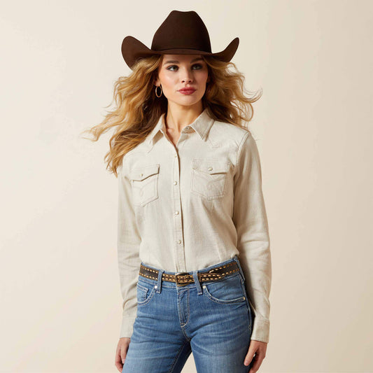 Ariat Women’s Papyrus Western LS Shirt 10065865