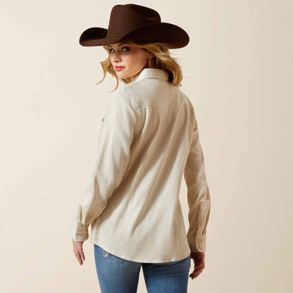Ariat Women’s Papyrus Western LS Shirt 10065865