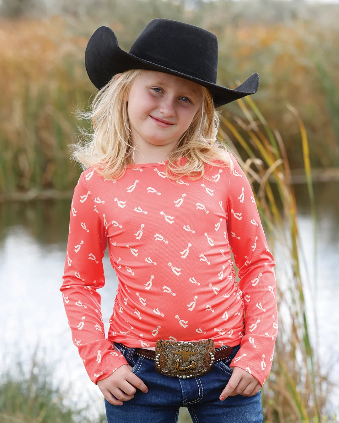 Cruel Girls Coral Knit Long Sleeve Shirt CTK8022001