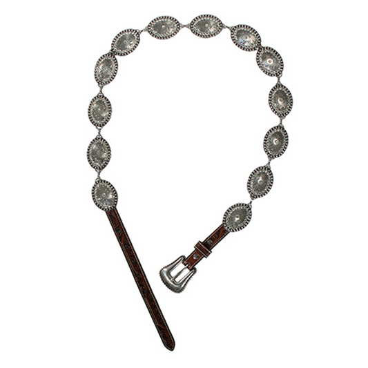 Nocona Womens Crystal Conchos Belt - N320004301