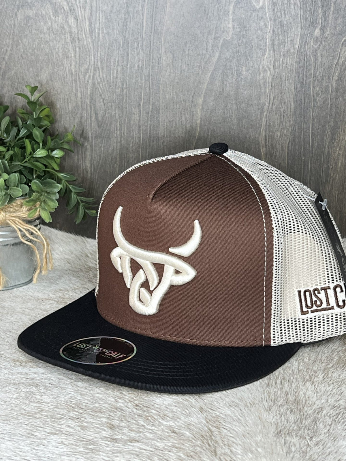 Lost Calf Men’s Beefmaster Flat Cap