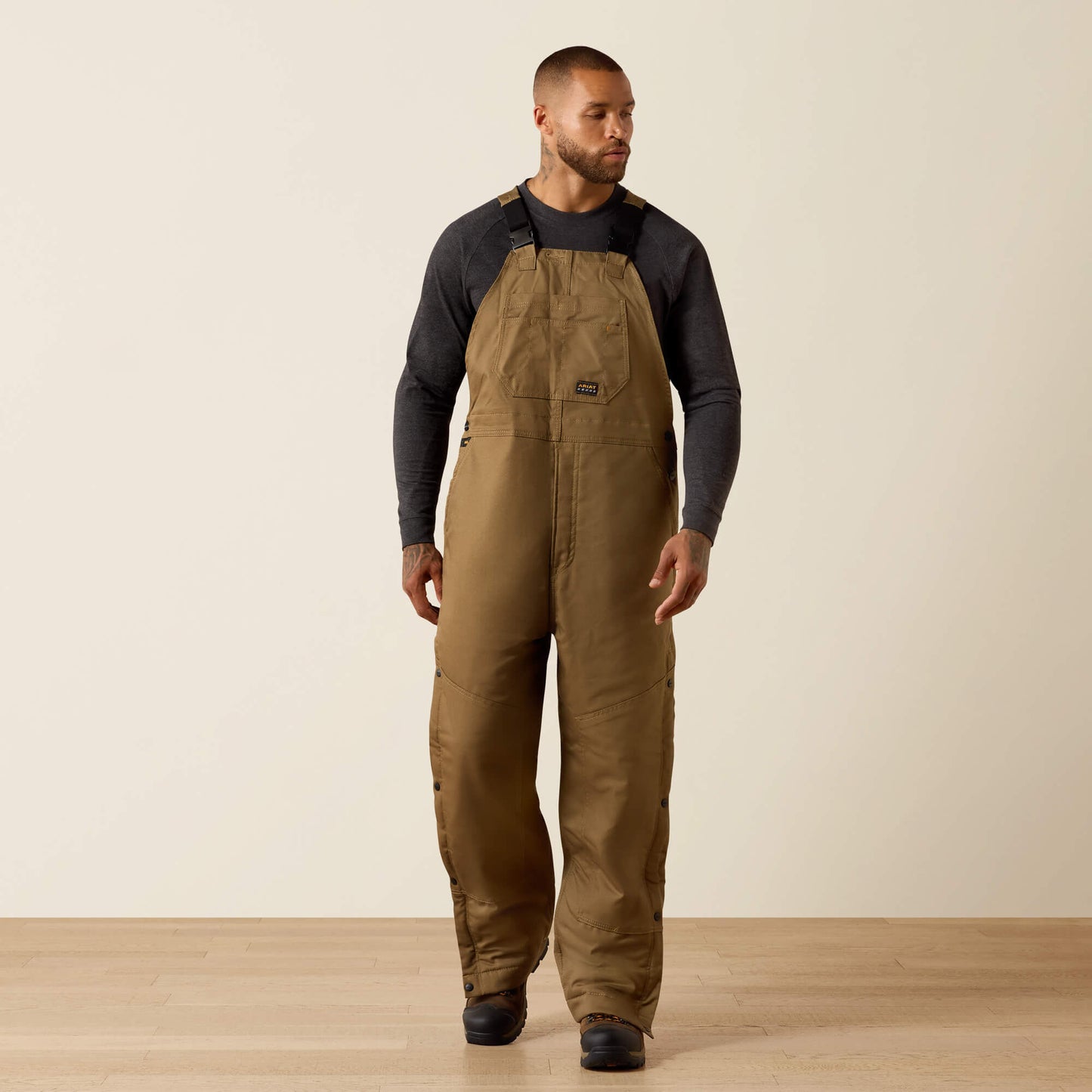 Ariat Men’s Rebar DuraCanvas Stretch Insulated Bib