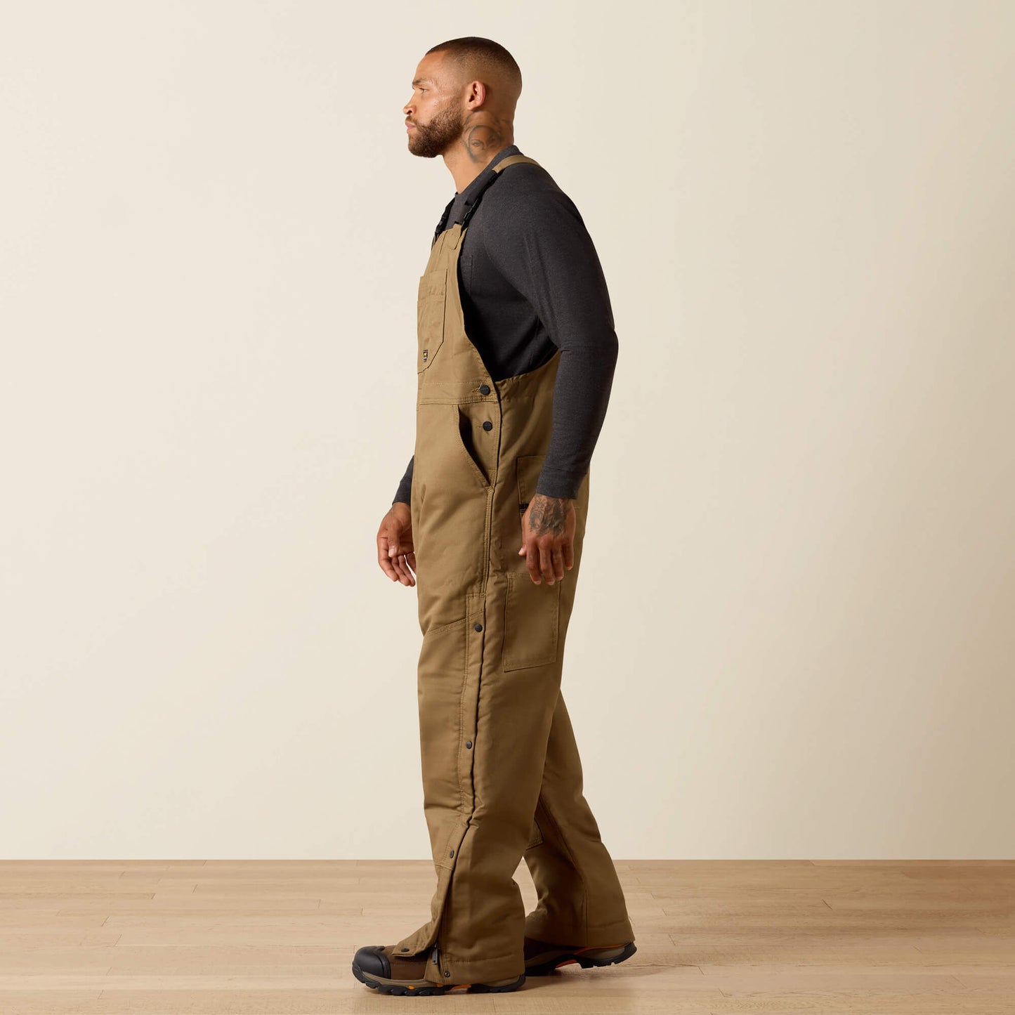 Ariat Men’s Rebar DuraCanvas Stretch Insulated Bib