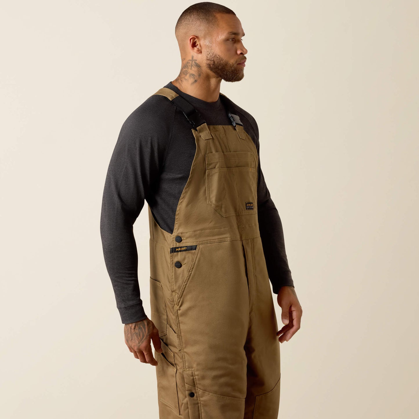 Ariat Men’s Rebar DuraCanvas Stretch Insulated Bib