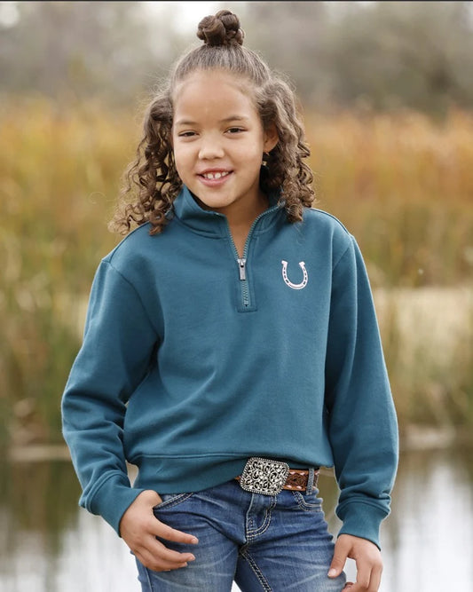 Cruel Girl Quarter-Zip Pullover CWK8023001