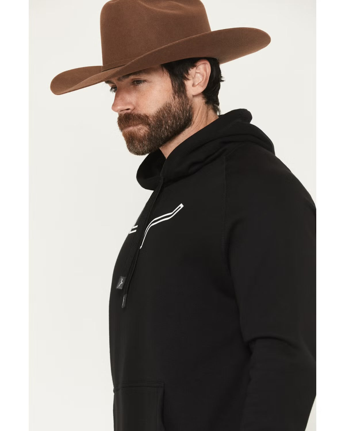 Kimes Ranch Mens Outlier Black Logo Hoodie