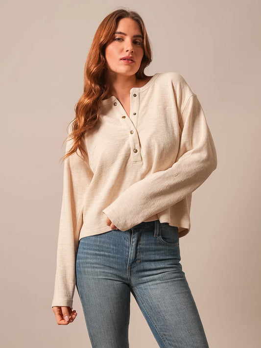 Kimes Ranch Womens Sidney Natural Ls Shirt