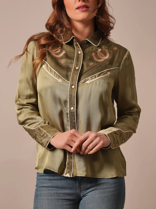 Kimes Ranch Women’s Merada Moss Snap Ls Shirt WTO0000079
