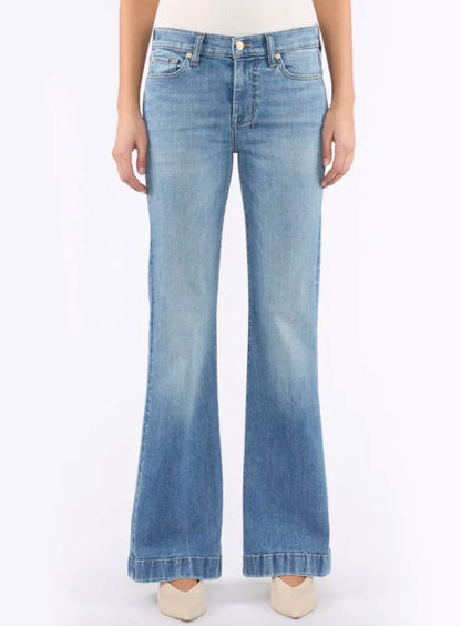 7 For All Mankind Slim Illusion Tailorless Dojo wide-leg jeans 32” 7U31044A-1BV
