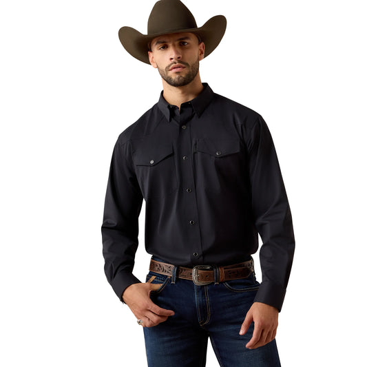 Ariat Men’s Black Everything Classic Fit Snap Front Ls Shirt 10079802