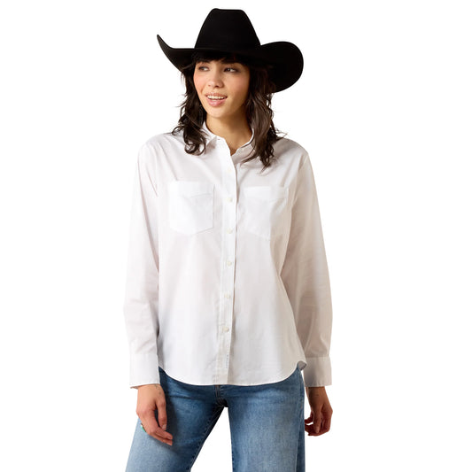 Ariat Women’s Everything Solid White Button Down Shirt 10079429