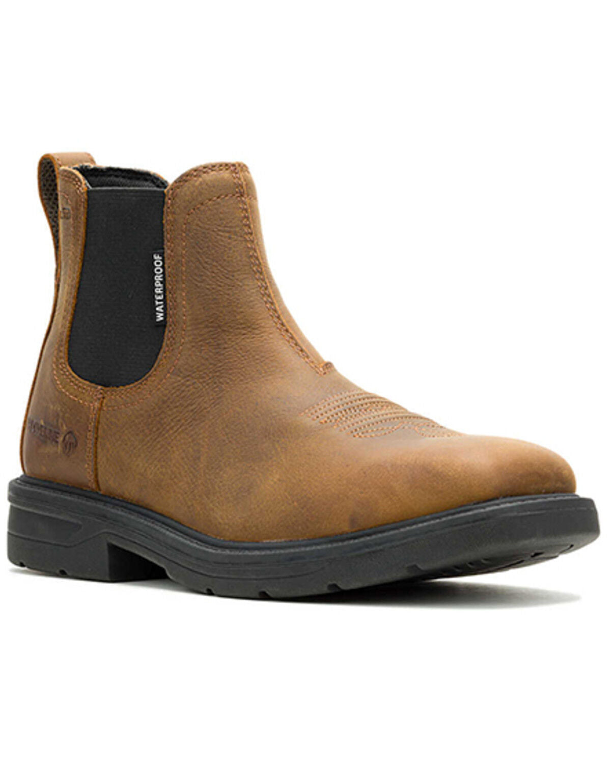 Wolverine Men’s Rancher Level Chelsea Slip-On Steel-Toe Boot