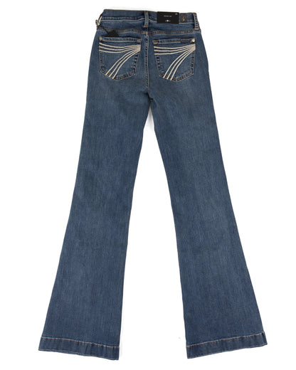7 for All Mankind Women's Melody Medium Wash Dojo Jeans 7U300005-41V