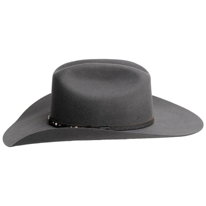 Bullhide Lone Ranger 8X Fur Blend Felt Graphite Cowboy Hat 8014