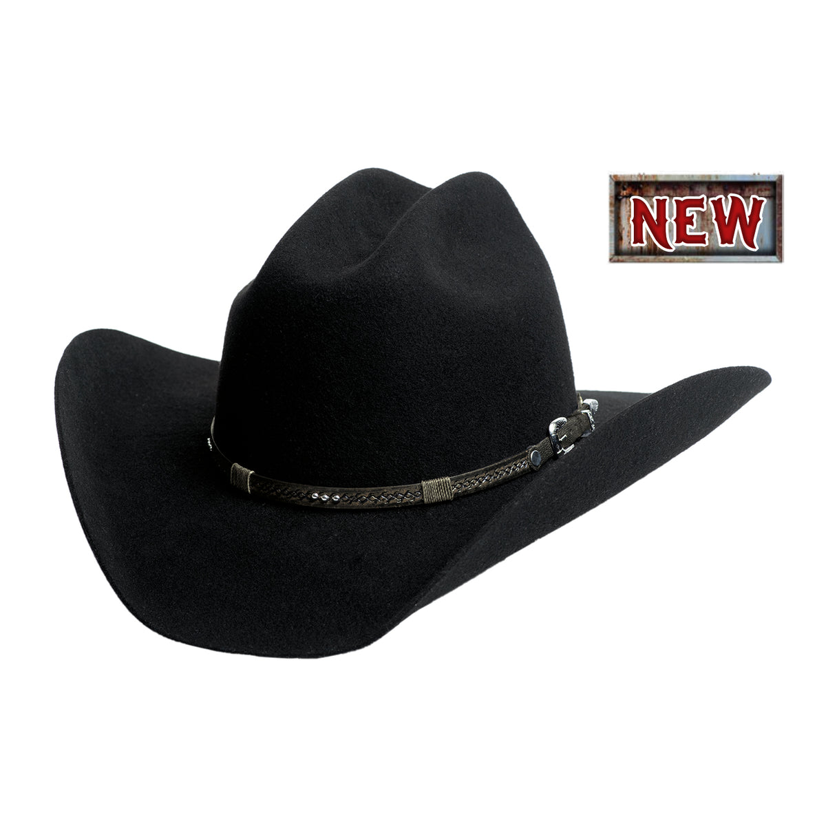 Bullhide Womens Black Step Up 4X Felt Hat 8022