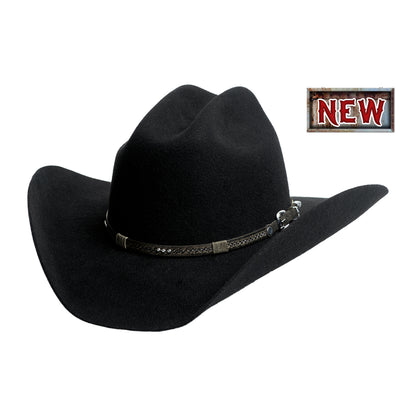 Bullhide Womens Black Step Up 4X Felt Hat 8022