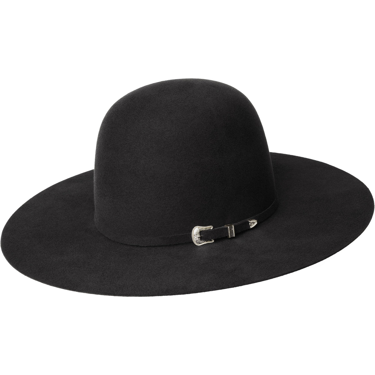 Bailey Men’s 4X Lightning Black Open Crown Felt Hat W2606-BK001
