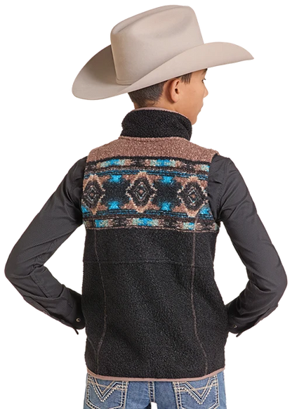 Panhandle Slim Boys Southwestern Vest DB98C09254