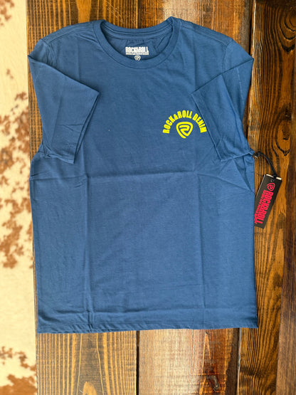 Rock&Roll Mens RR Sunset Bronco Graphic Tee BU21T08594