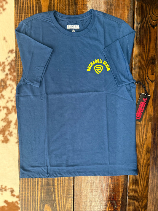 Rock&Roll Mens RR Sunset Bronco Graphic Tee BU21T08594