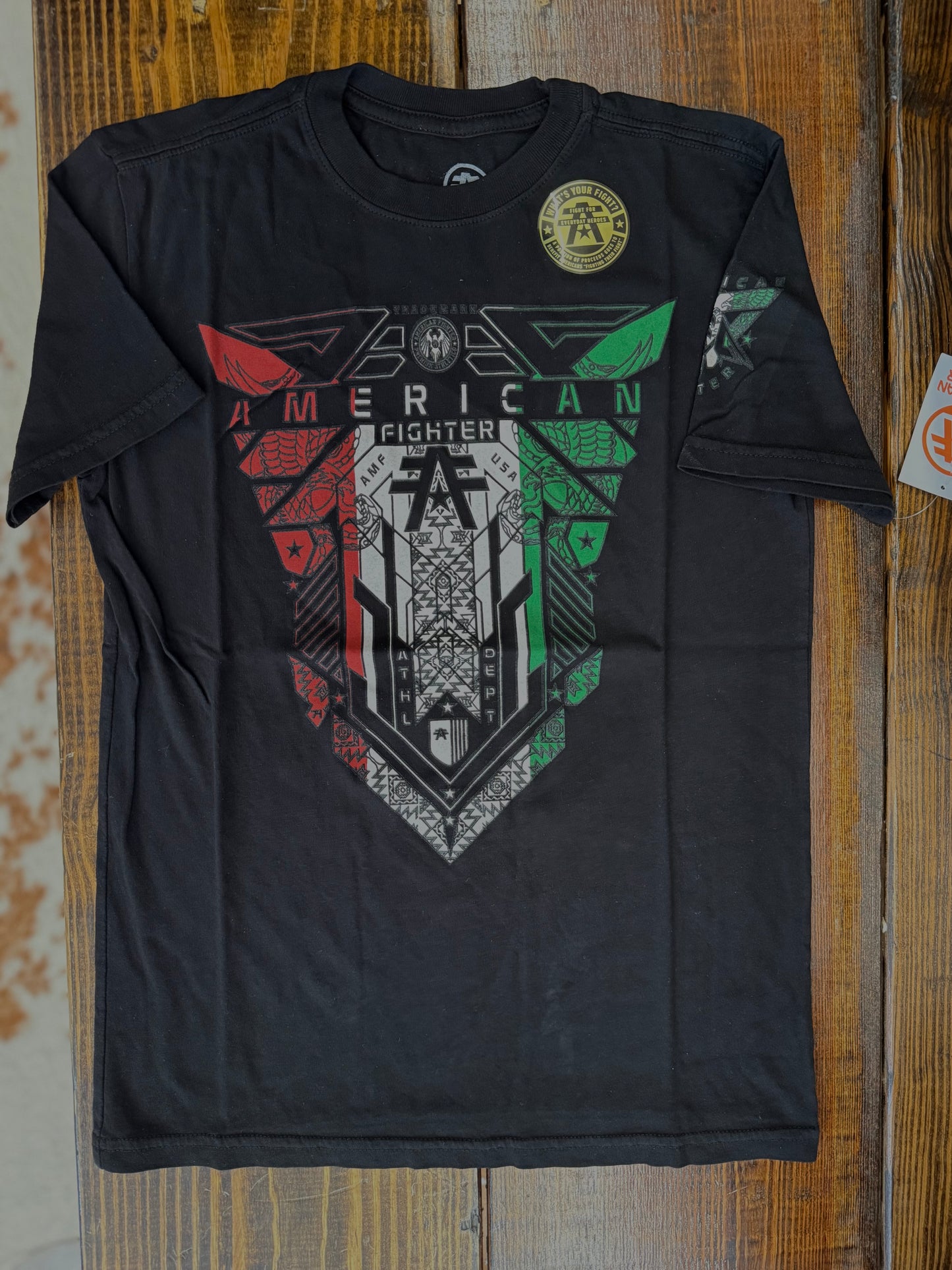 American Fighter Youth Galva S/S Black Tee FMY16505