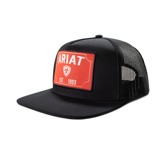Ariat Red Ariat Patch Black Hats Cap A300094401