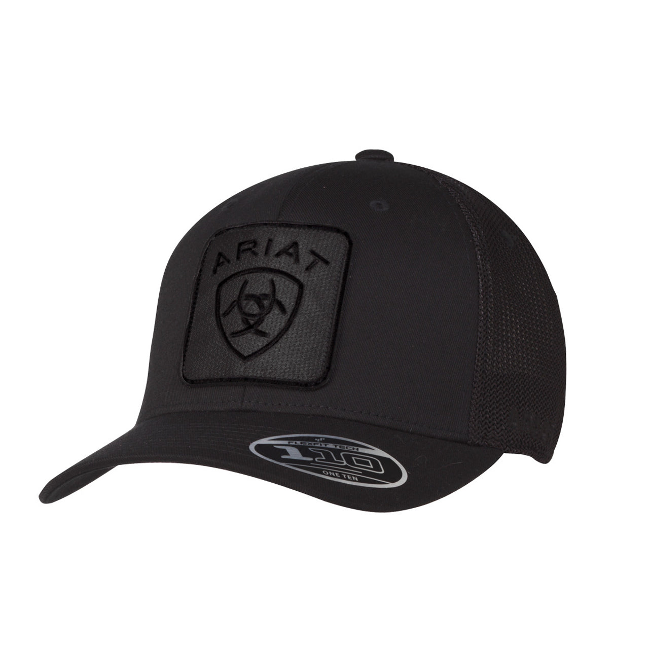 ARIAT SHIELD LOGO BLACK ON BLACK - HATS CAP - A300064301