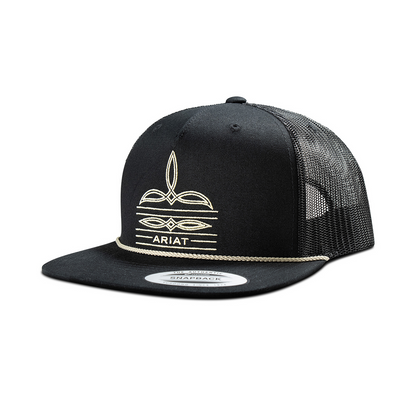 Ariat Bug Stitch Rope Black Cap A300092201