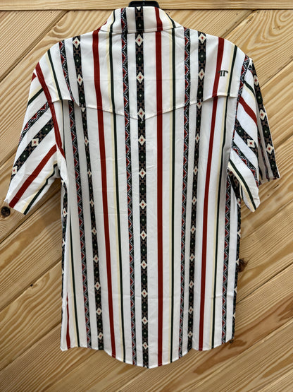 Ferrell The Post In Green Men’s SS Snap Shirt FPS1026030