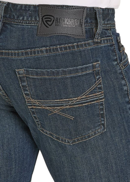 Rock & Roll Men's Revolver Slim Fit Straight Leg Jean BM1RD08020