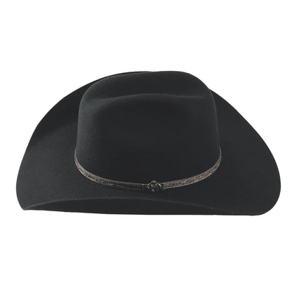 Bullhide Life With You 4X Black Wool Hat 0870