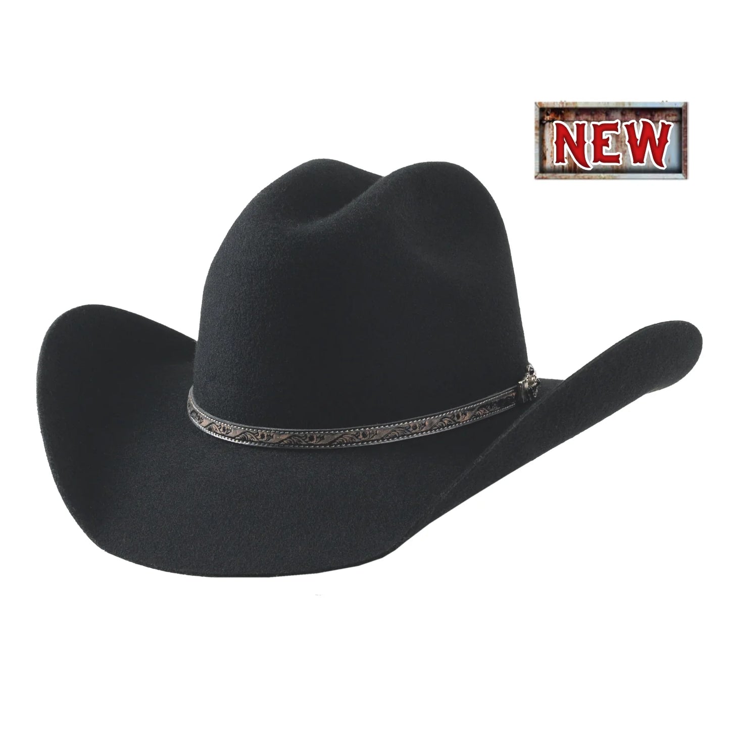 Bullhide Life With You 4X Black Wool Hat 0870