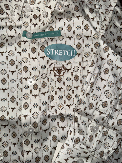 Platini Kids Monogram Digital Print Shirt CWK11340