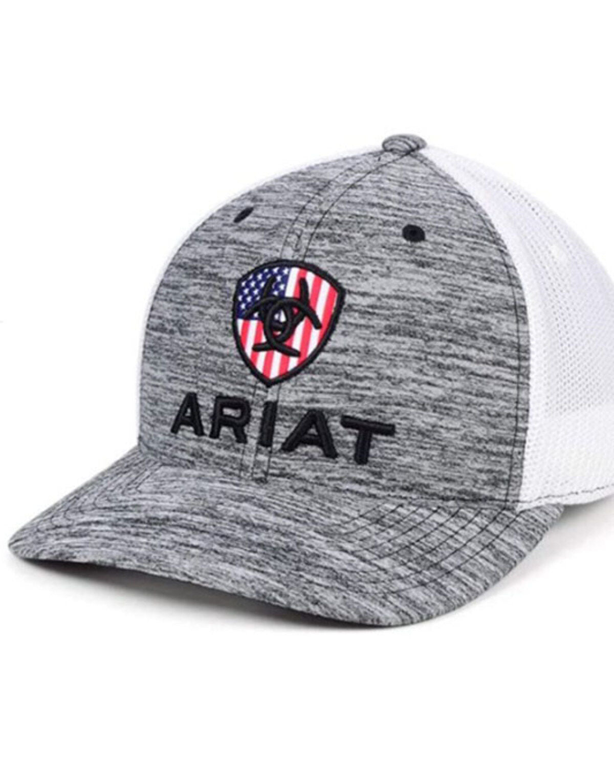 ARIAT BOYS' FLAG LOGO BALL CAP