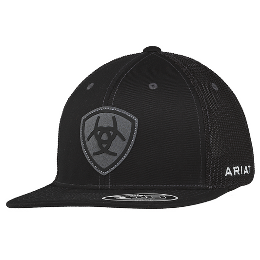 ARIAT SUEDE PATCH BLACK SHIELD - HATS CAP - A300089401