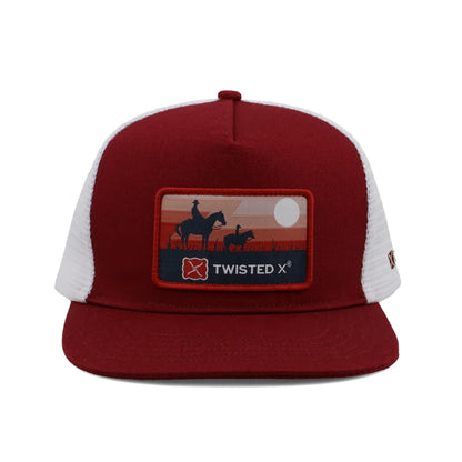 TWISTED X WESTERN PATCH CAP