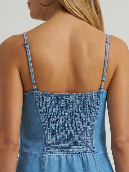 Wrangler Women’s Denim Slit Front Maxi Dress 112375237