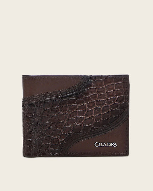 Cuadra Wallet Alligator Laser Brown DU718